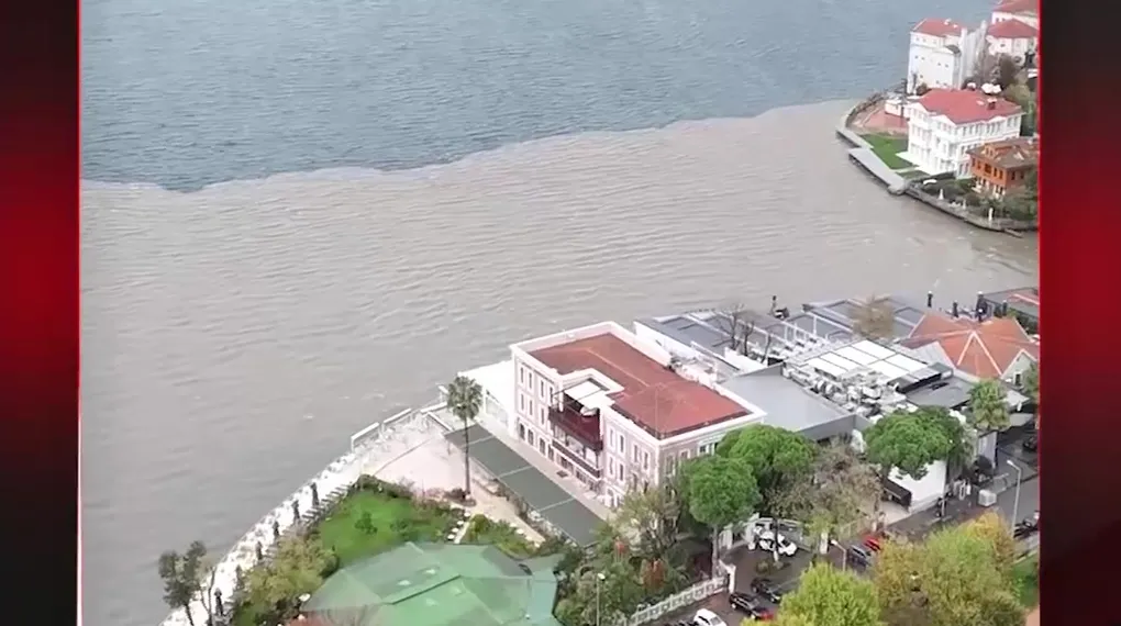 İSTANBUL BOĞAZI ÇAMURLA KAPLANDI