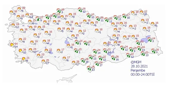 Bugün hava nasıl olacak? 27 Ekim İstanbul, İzmir, Ankara hava durumu! Meteoroloji uyardı: Çok kuvvetli geliyor - 11
