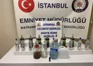Bayrampaşada sahte içki üretilen depoya baskın