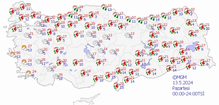 1715407442602.png İstanbul'da sağanak yağış alarmı! Meteoroloji'den 19 ile sarı kodlu uyarı! Hafta sonu dışarı çıkacaklar dikkat... - 8