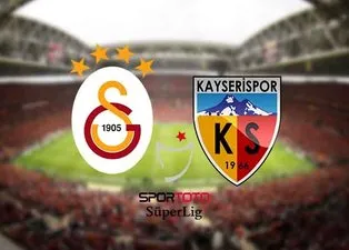 Galatasaray - Kayserispor maçı saat kaçta, hangi kanalda? Galatasaray - Kayseri maçı muhtemel 11'ler