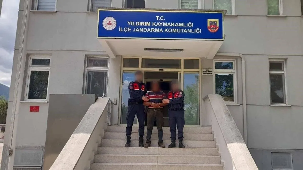 Bursa'da 65 adet suç kaydı bulunan şahıs yakalandı