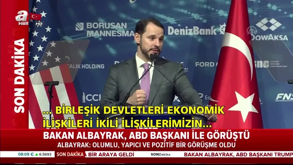 Beyaz Saray’da tarihi görüşme! Bakan Albayrak, ABD Başkanı Trump ile bir araya geldi