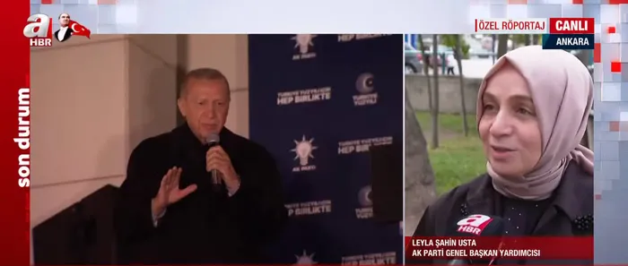 Cumhurbaşkanı seçiminde 2. tura doğru! AK Parti Genel Başkan Yardımcısı Leyla Şahin Usta A Haber'de - 2