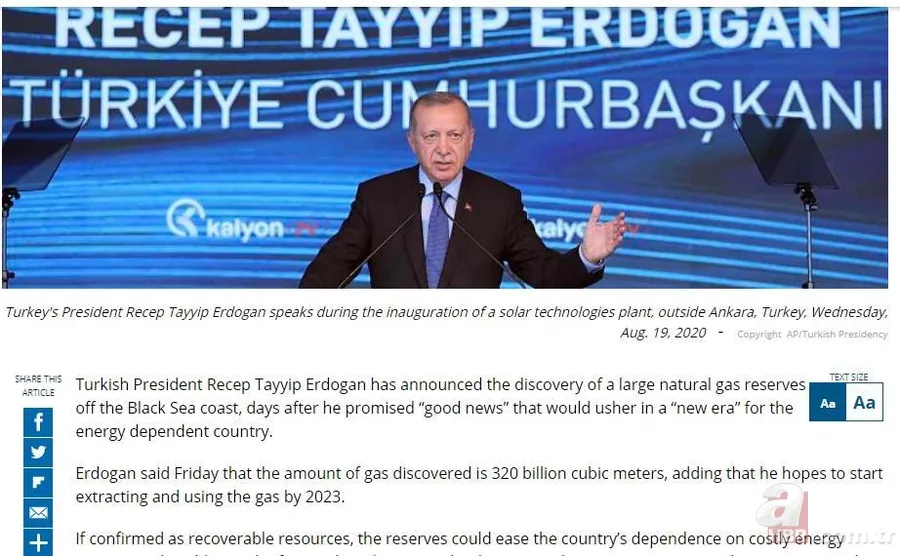 Karadeniz'de büyük keşif! Dünya basını Başkan Erdoğan'ın müjdesini böyle gördü 9