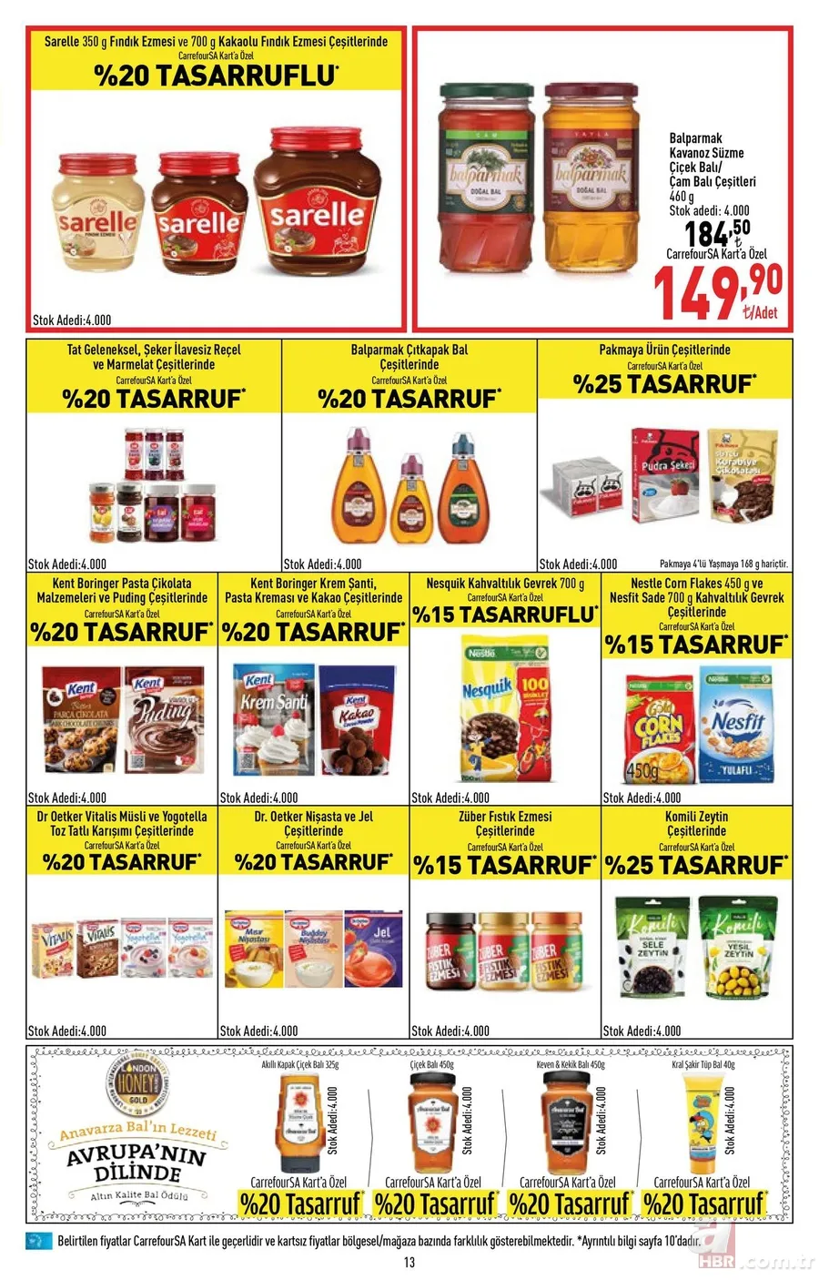 CarrefourSA Sıvı Yağ 155 TL’den, 40’lı Tuvalet Kağıdı 169 TL’den ve Dana Kıyma 289,90 TL’den satışa sunuyor! İşte 28 Eylül CarrefourSa indirim listesi 13