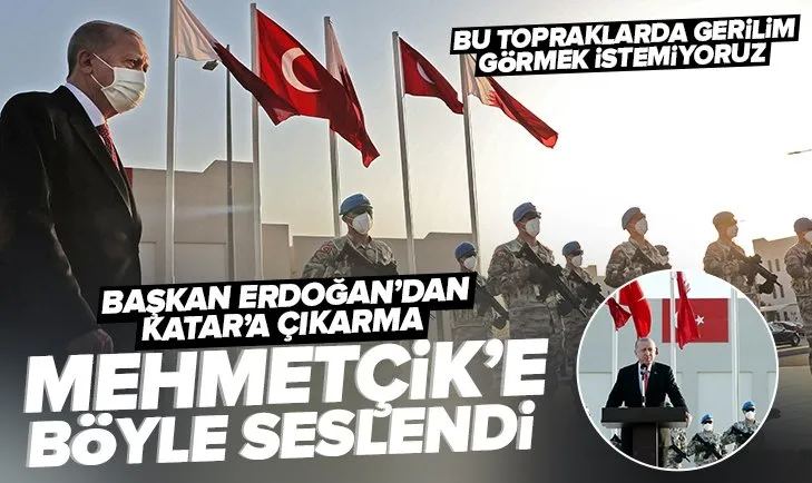 Son dakika: Başkan Erdoğan’dan Katar-Türk Birleşik Müşterek Kuvvet Komutanlığı’nda önemli açıklamalar