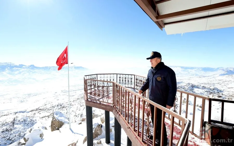 Milli Savunma Bakanı Hulusi Akar Irak sınırında! Sıfır noktasında kritik toplantı 22