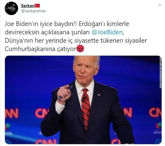 Başkan Erdoğan ve Türkiye'yi hedef almıştı! ABD'li Joe Biden'a CHP, PKK ve FETÖ dışında tepki yağdı