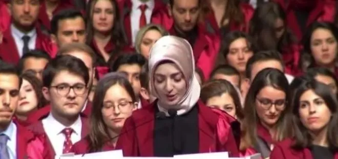 Çapa Tıp Fakültesi’ndeki mezuniyet törenine damga vurdu! Okul birincisi Merve Nur Uçar sözleri sonrası ayakta alkışlandı