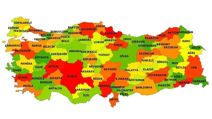 Türkiye’nin şehir haritası güncellendi! İl dağılımı değişti: 82, 83, 84 plakanın sahipleri...