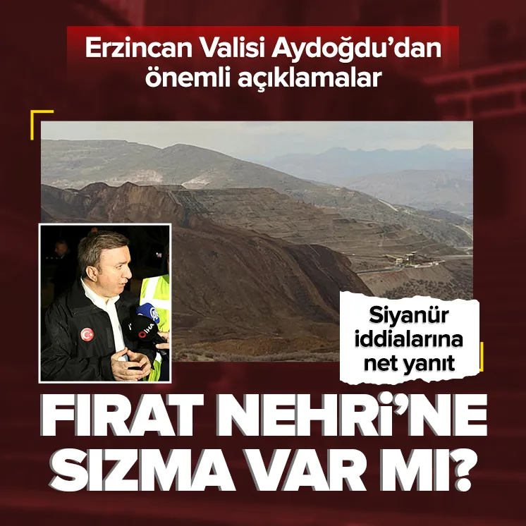 Erzincan Valisi Aydoğdudan açıklamalar!