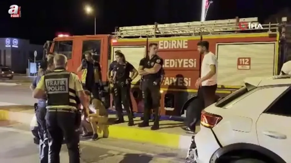 Edirne’de zincirleme kaza