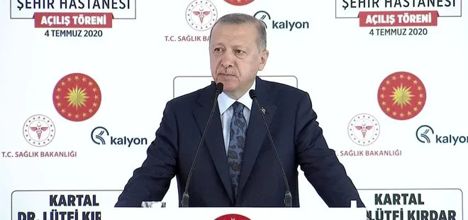 Son dakika: Başkan Erdoğan’dan Kartal Şehir Hastanesi Açılış Töreninde önemli açıklamalar