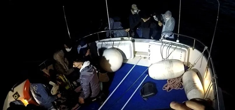 Son dakika: Bodrum’da 11 kaçak göçmen kurtarıldı