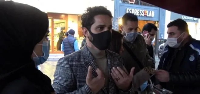 Taksim’de sigara içtiği için ceza kesilen kişi: Ben ünlüyüm beni çekmeyin