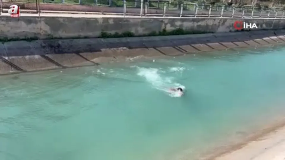 Kanalda yüzme sezonu açıldı