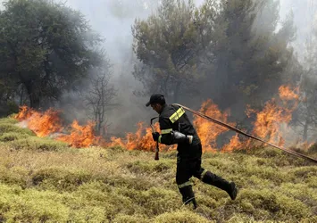 Yunanistan alev alev! Bir günde 90 yangın