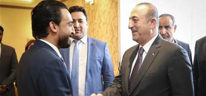 Bakan Çavuşoğlu Irak Meclis Başkanı’yla görüştü