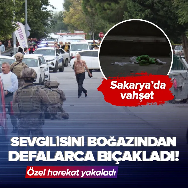 Sevgilisinin boğazından bıçakladı!