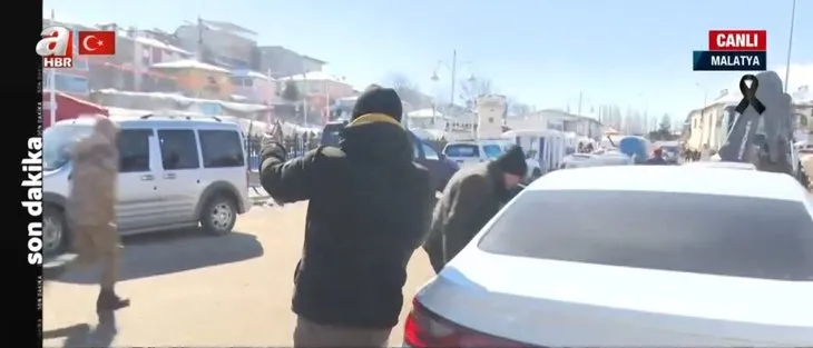 İşte depremin yıktığı Doğanşehir! A Haber canlı yayınında vatandaş böyle seslendi: Devlet burada her şey burada
