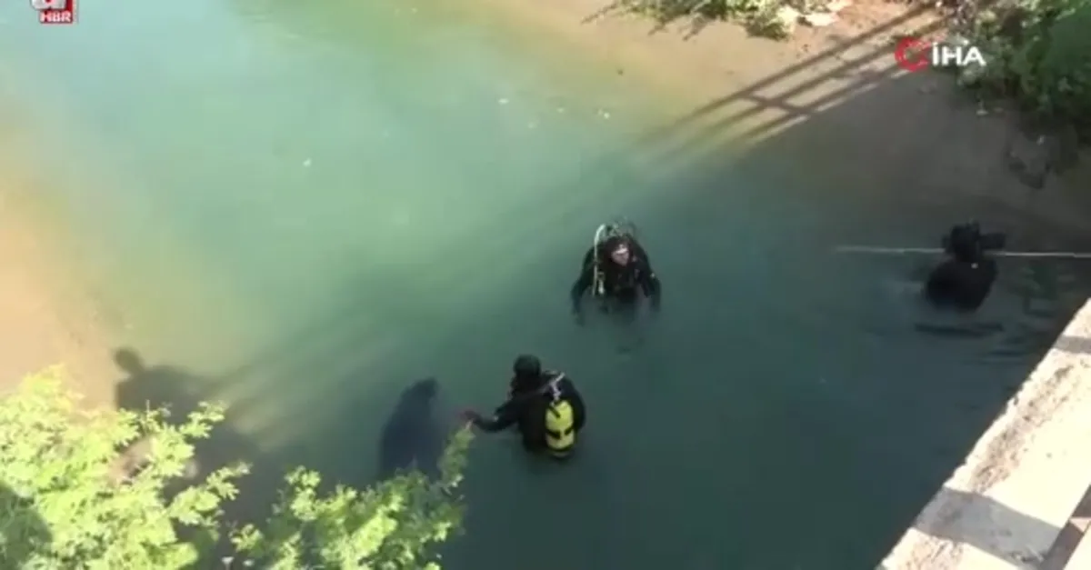 Adana’da sulama kanalında can pazarı