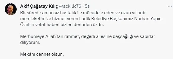 AK Partili Ladik Belediye Başkanı Nurhan Yapıcı Özel vefat etti - 7