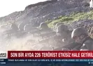 1 ayda 226 terörist etkisiz hale getirildi