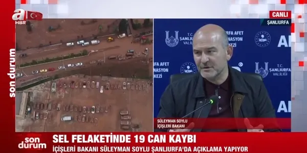 Bakan Soylu Nureddin Nebati ve Vahit Kirişci'den afet bölgesi Şanlıurfa'da flaş açıklamalar | Sel ve depremin Türkiye'ye maliyeti ne kadar? - 1