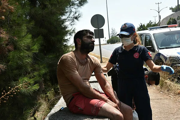 Ekipler son anda yetişti! 40 derece sıcakta yatarken bulundu - 2