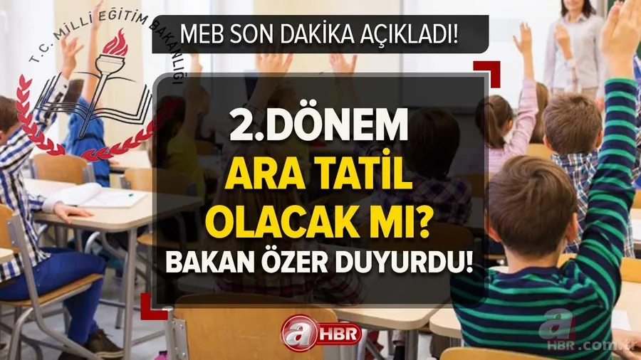 Bakan Özer son dakika açıkladı! Nisan ara tatili olacak mı, Bayramla birleşecek mi? Öğretmenleri de ilgilendiriyor! 1