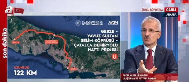 Ulaştırma ve Altyapı Bakanı Abdulkadir Uraloğlu A Haber’de! Gençlere ücretsiz internet ne zaman başlayacak?