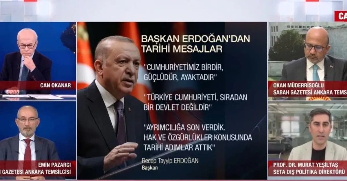 Başkan Erdoğan'dan tarihi mesajlar! A Haber'de değerlendirdiler: Bir kardeşlik projesidir