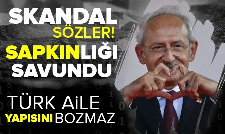 Kemal Kılıçdaroğlu'ndan skandal sözler! LGBTİ sapkınlığını savundu