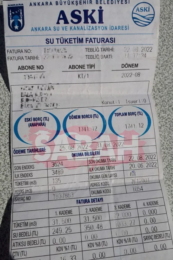 Suya yapılan zam Ankaralı köylülerin belini iyice büktü! Mağdur vatandaş fahiş fatura için traktörünü satışa çıkardı