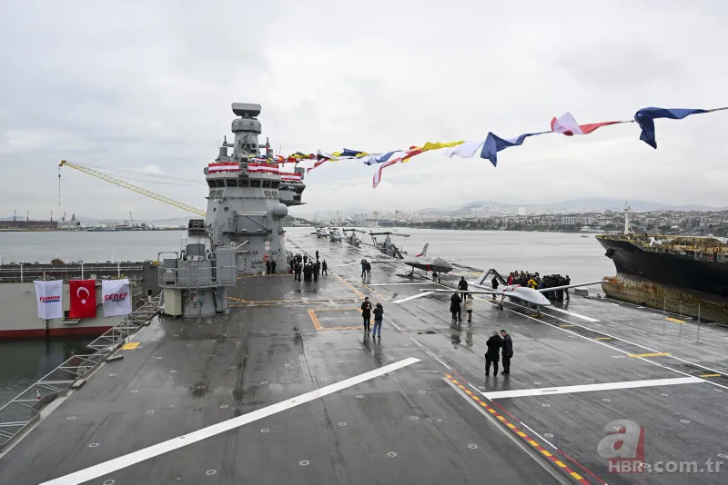Dünyanın ilk SİHA gemisi TCG Anadolu Yunan basınında! Mavi Vatan'ı titreten büyük pazartesi 25