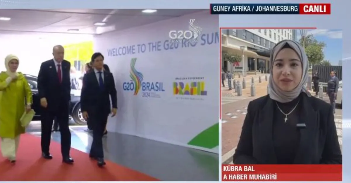 A Haber G20 zirvesi için Güney Afrika'da