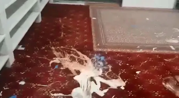 1627395114782.jpg Denizli'de camiye çirkin saldırı: Boyayla tahrip ettiler - 1