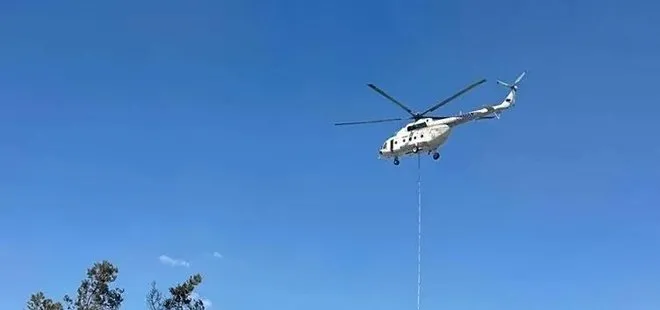 MSB’den Muğla’daki orman yangınına helikopter desteği