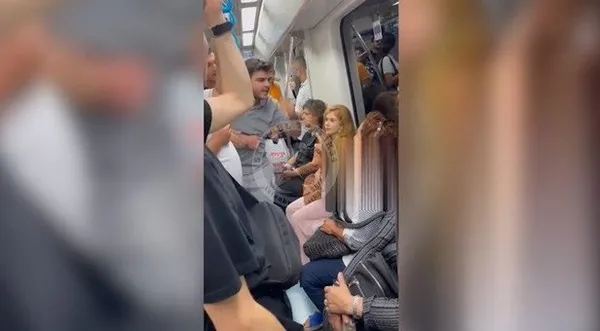 İstanbul’da başörtülü kadına çirkin saldırı! Yolculardan sert tepki: Haddini bileceksin