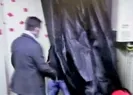 Baskında perdenin arkasına saklandılar