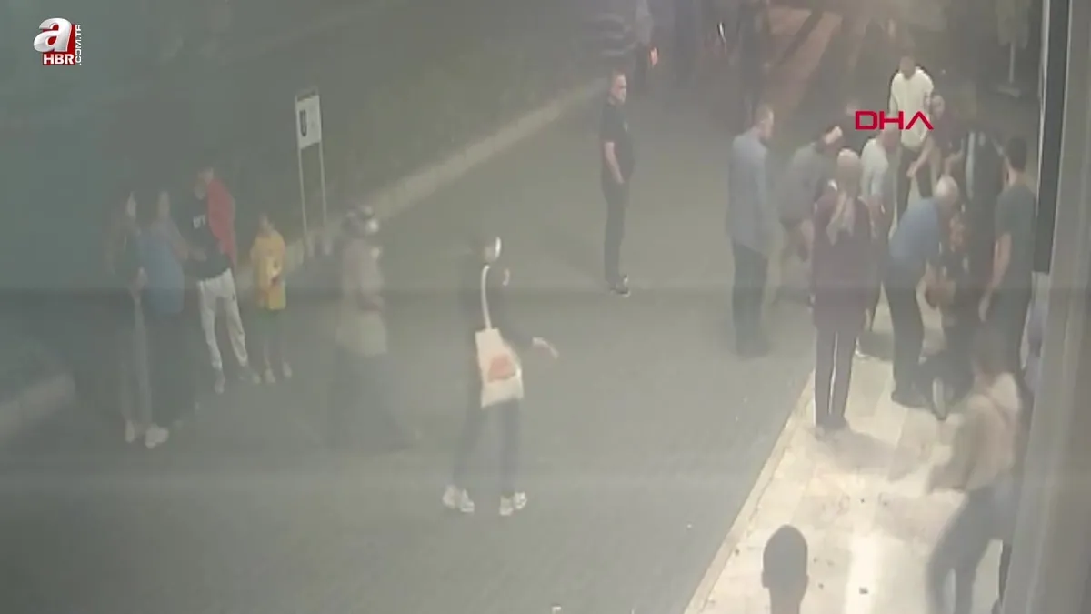 Hastanedeki dehşet anları kamerada