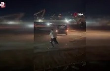 Öfkelenen sürücü ortalığı birbirine kattı