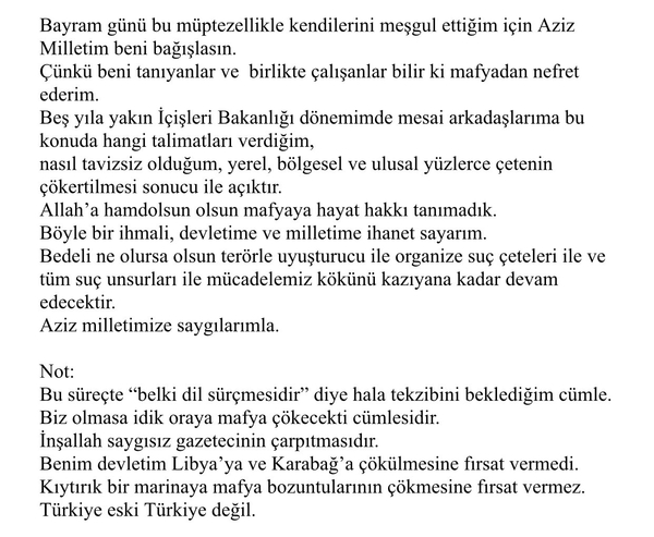 İçişleri Bakanı Süleyman Soylu’dan Sedat Peker açıklaması! Sedat Peker kimlerden cesaret alıyor?