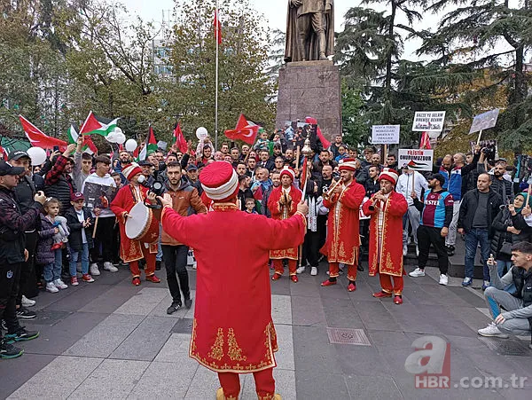 Zulme karşı tek yürek! Dört büyüklerin taraftar grupları Filistin için toplandı 10