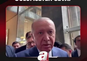BAŞKAN ERDOĞAN'DAN GÜLÜMSETEN CEVAP