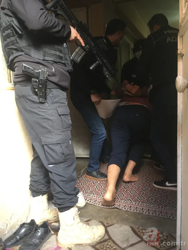 Adana’da zehir tacirlerine gündüz vakti film sahnelerini aratmayan operasyon! 11 zanlı yakalandı 14