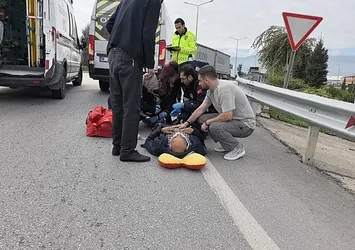 Bursa'da servis yayaya çarptı ağır yaraladı