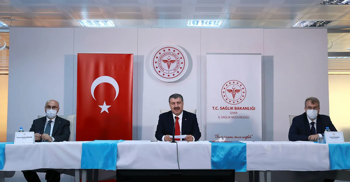 Son dakika: Sağlık Bakanı Fahrettin Koca'dan İzmir'de flaş açıklamalar