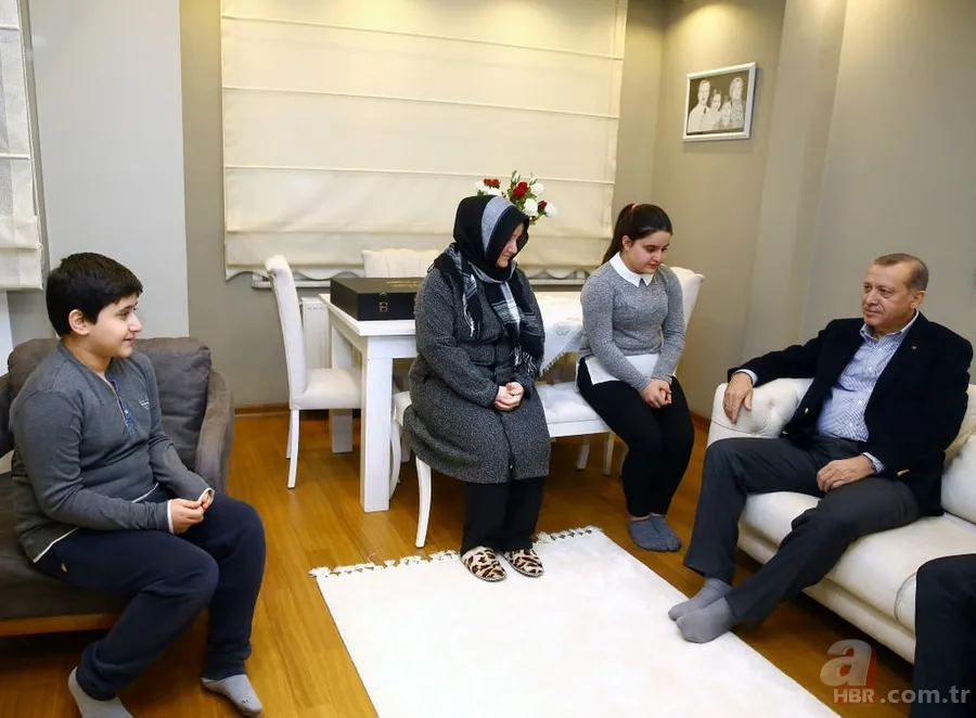 Cumhurbaşkanı Erdoğan’dan 15 Temmuz şehitlerinin ailelerine ziyaret 3